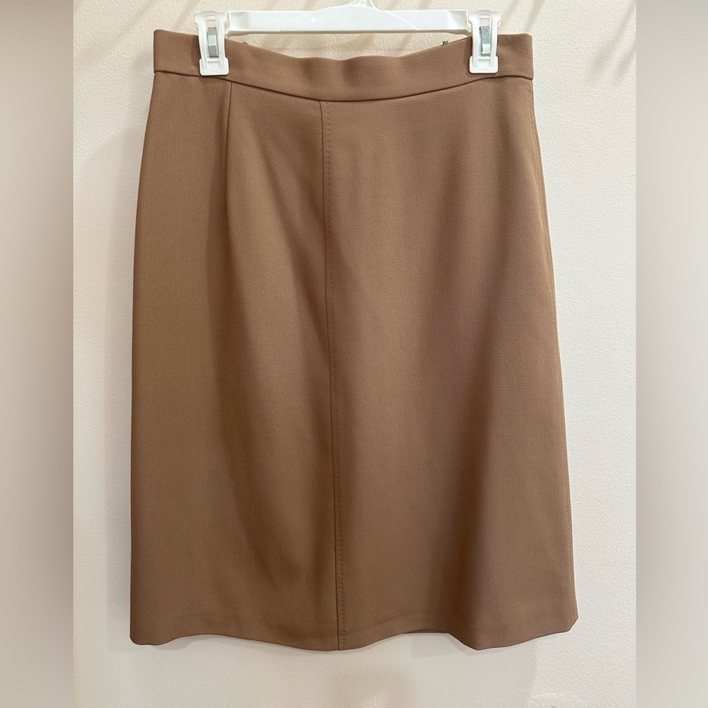 MaxMara Tan Pencil Skirt